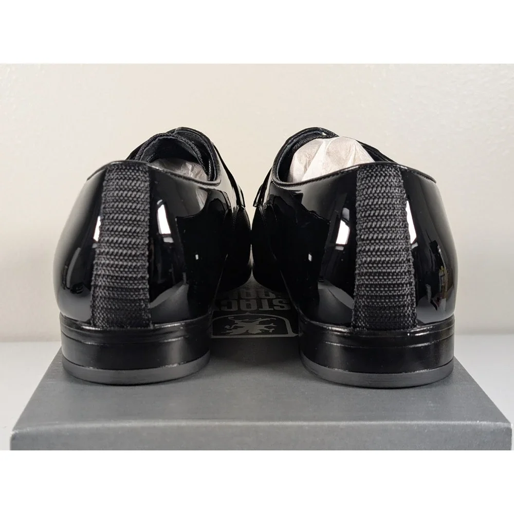 Stacy Adams Pharaoh Oxford Cap Toe Men's 13 WIDE Black Dress Shoes 25530-001